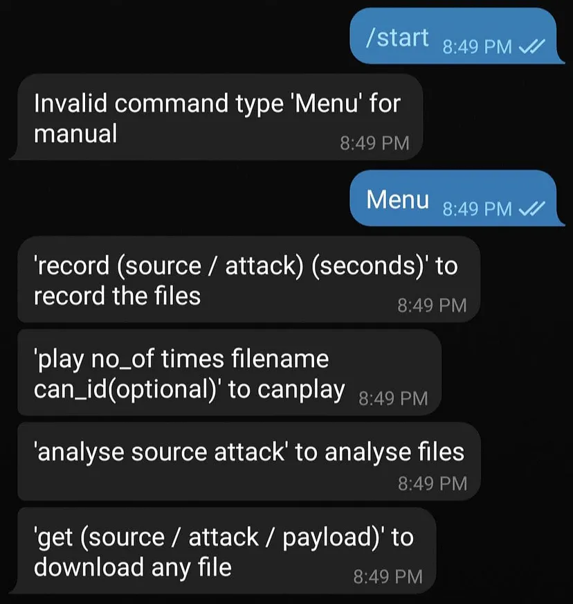 What is canalyse and how do i control hack cars through telegram